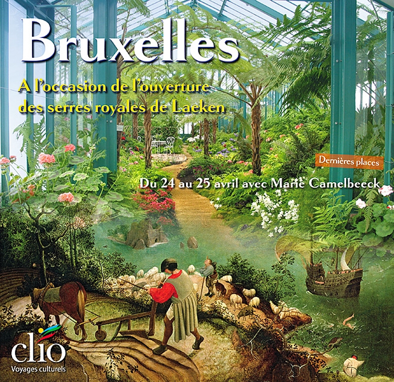 Bruxelles � l'occasion de l'ouverture des serres royales de Laeken