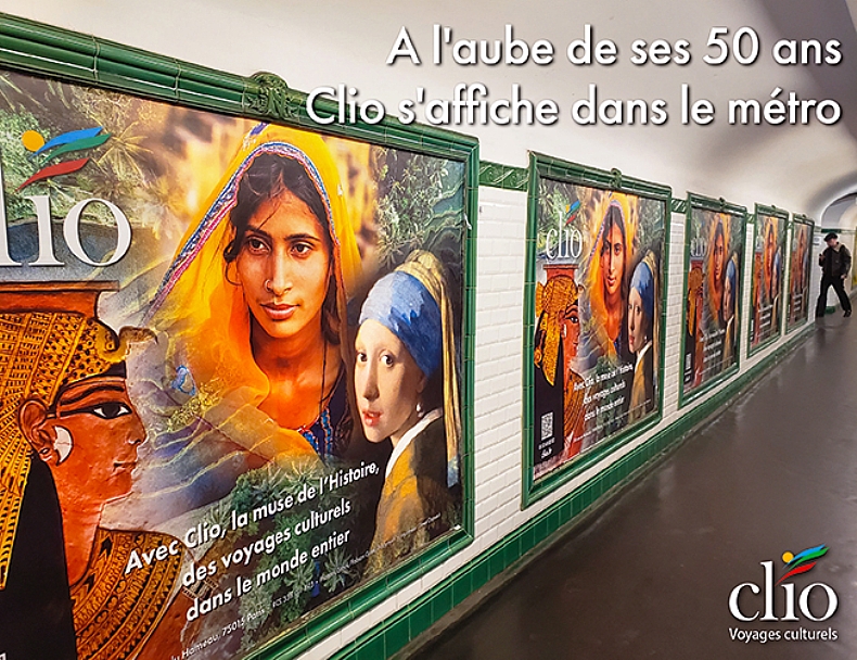 A l'aube de ses 50 ans, Clio s'affiche dans le m�tro